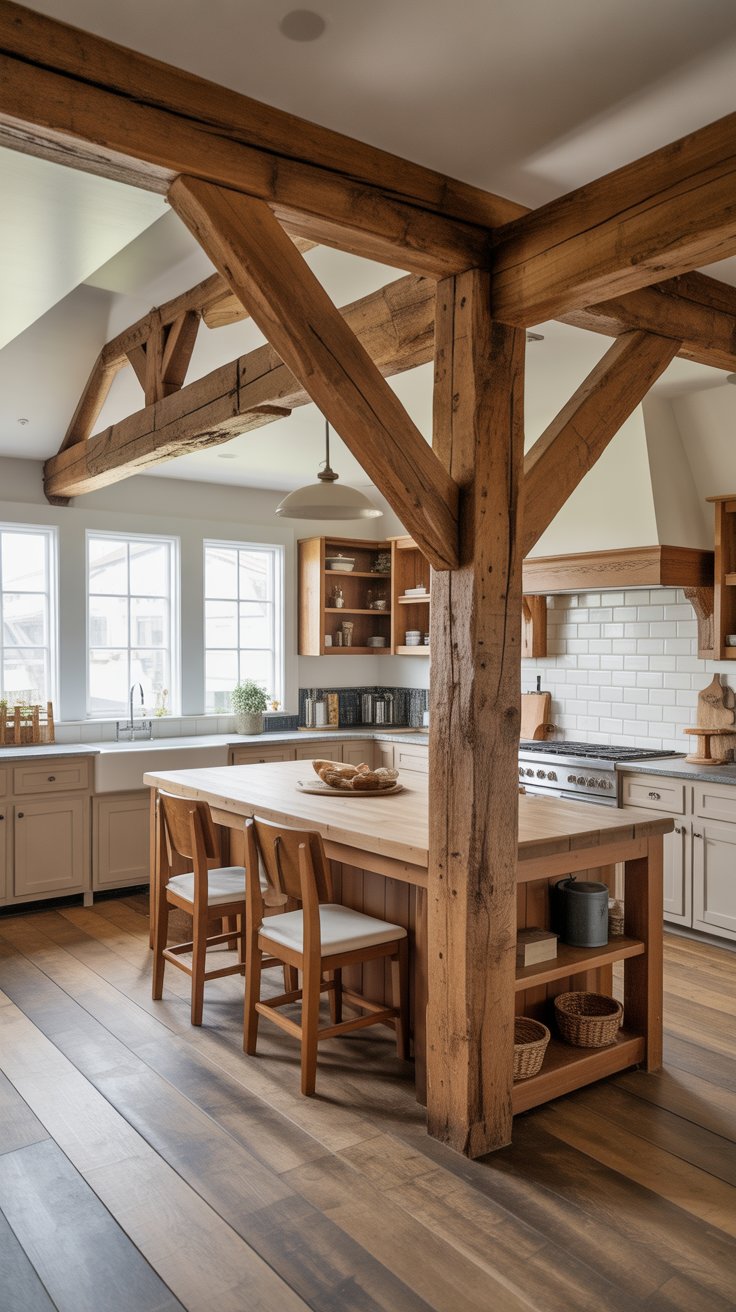 Exposed Beams That Bring Warmth and Texture