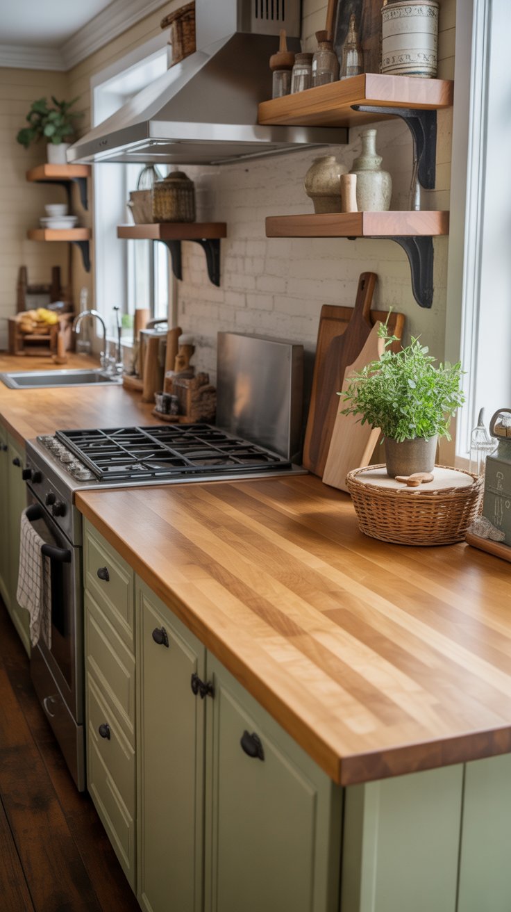 Wooden Countertops That Feel Naturally Inviting